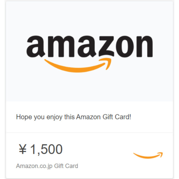 Amazon Gift Cards 1500 YEN