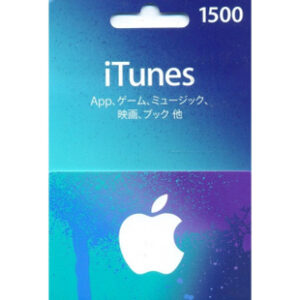 iTunes Japan Gift Card 1500 JPY