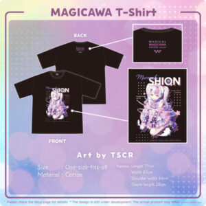 [Vtuber Goods] Murasaki Shion Birthday Magicawa T-shirt 2022