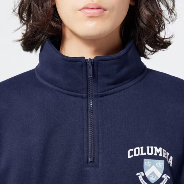 Heavyweight Sweatshirt Half Zip Pullover Columbia University in the City of New York 2