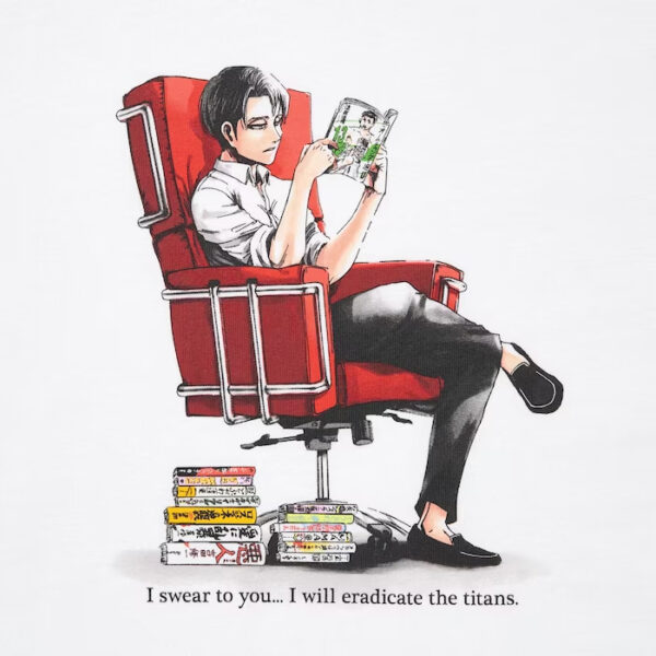 [T-shirt] Attack on Titan UT Graphic 07 Captain Levi (Short Sleeve, Regular Fit)