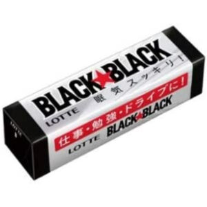 LOTTE Black Black Chewing Gum isi 3 pack (27 lembar)