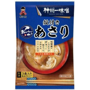 Shinshuichi Miso is delicious!! Clam Soup with Shell (3 Servings)