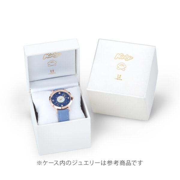 [Watch] Kirby of the Stars Watch - Gold x Belt Color Brown