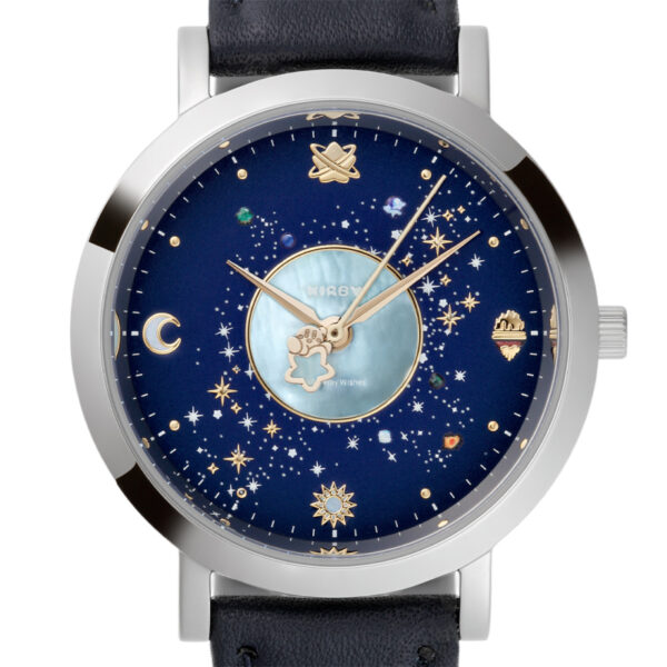 [Watch] Kirby of the Stars Watch - Silver x Belt Color Dark Navy