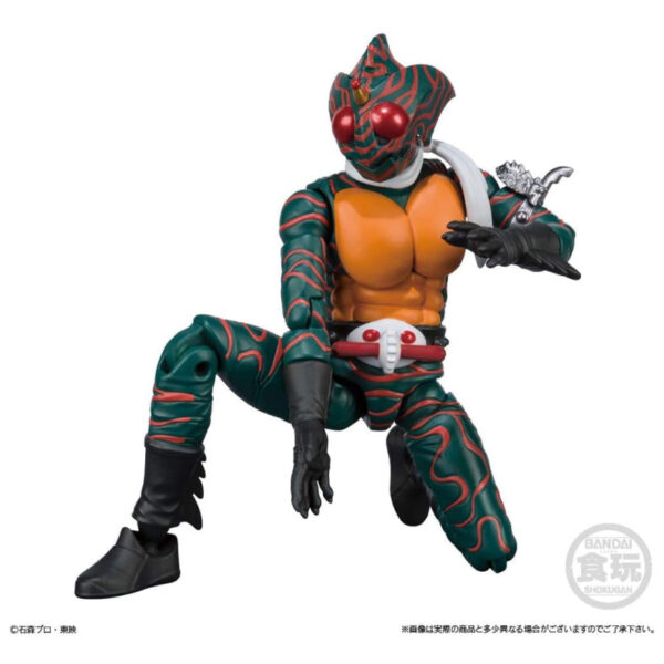 Shokugan Trading Figure 4. Kamen Rider Amazon "SHODO-X Kamen Rider 9"