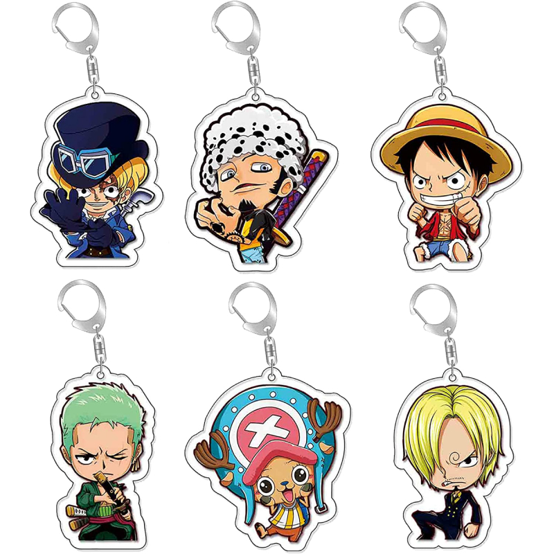 [Keychain] 6 pieces ONE PIECE - TITIP JEPANGTITIP JEPANG