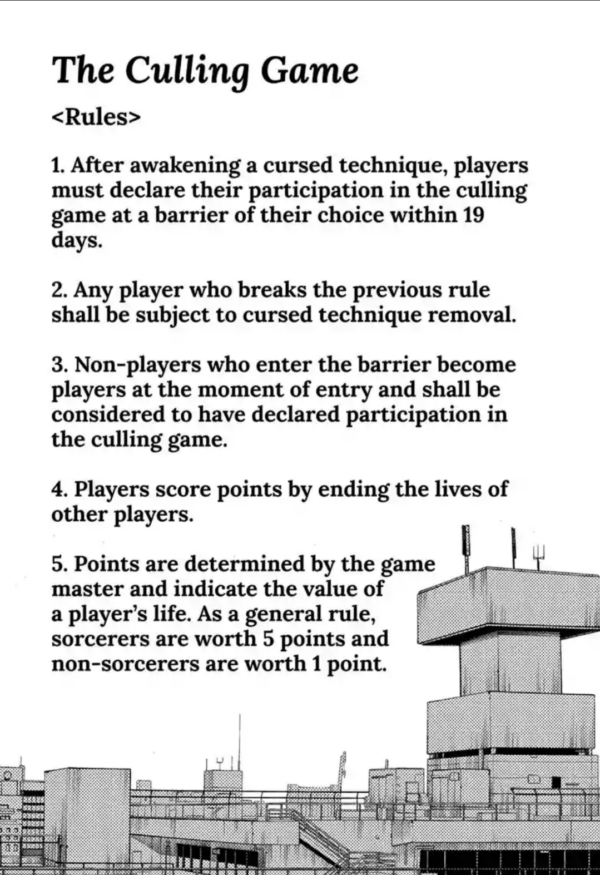 Penjelasan Culling Game, Permainan Maut di Jujutsu Kaisen TITIP JEPANG