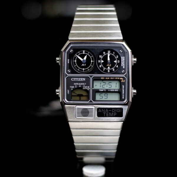 [Watch] CITIZEN ANA-DIGI TEMP Reproduction Model Watch Silver JG2101-78E (JP)