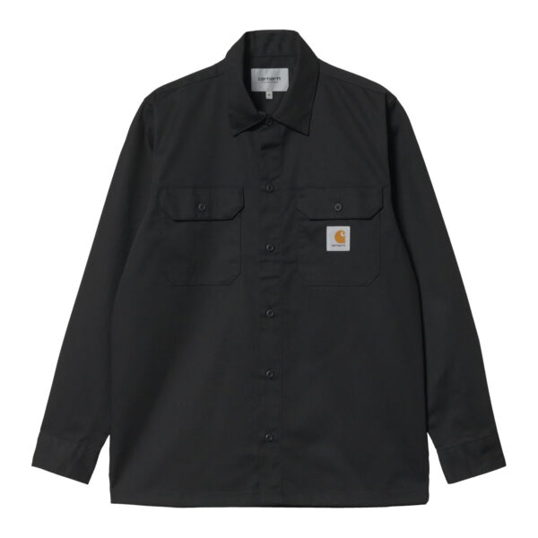 [Shirt] Carhartt L/S MASTER SHIRT - Black