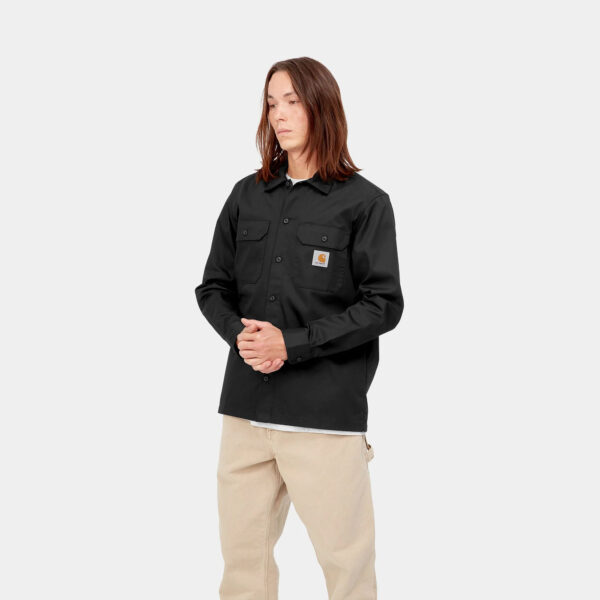 [Shirt] Carhartt L/S MASTER SHIRT - Black