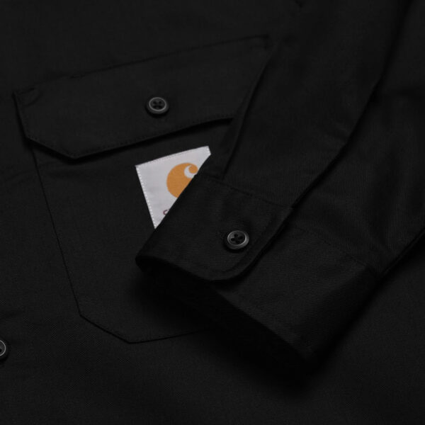 [Shirt] Carhartt L/S MASTER SHIRT - Black