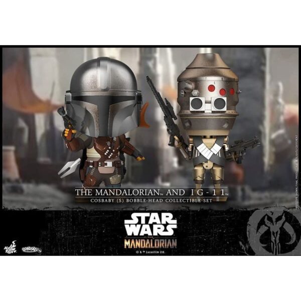 [Figure] HOT TOYS Mandalorian & IG-11 (Set of 2) "The Mandalorian" Cosbaby Series 1.5 Size S