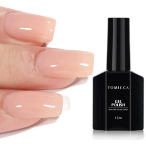 TOMICCA Gel Nail Sheer Color Gel Single Color 15ml (Nude Pink)