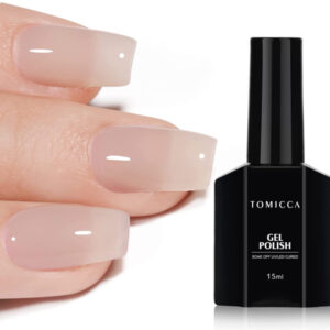 TOMICCA Gel Nail Sheer Color Gel Single Color 15ml (Light Gray)