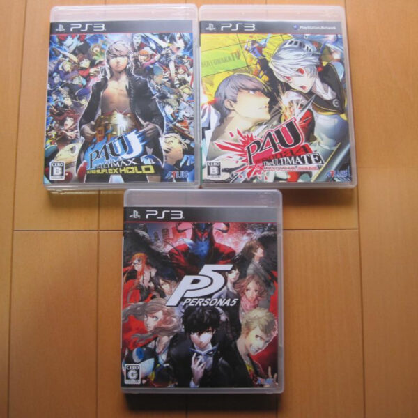 PS3 Software Set of 3 discs, Persona 5, etc.