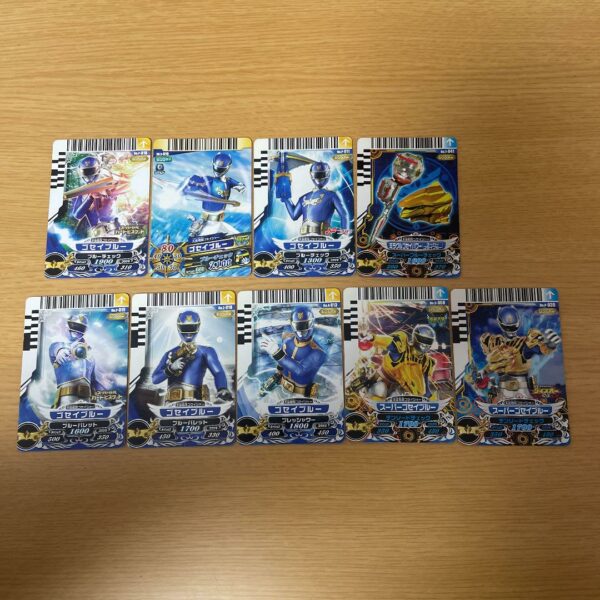 Tensou Sentai Goseiger Gosei Blue Dice O DX 9 cards set