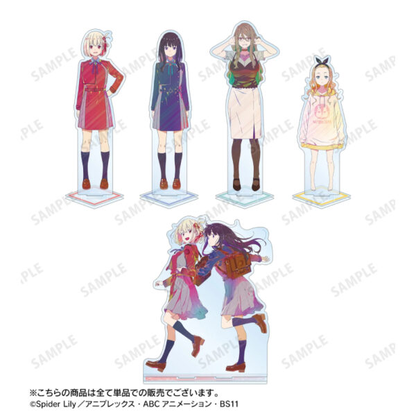 "Lycorice Recoil" Senzoku Nishiki & Takina Inoue Ani-Art Clear Label BIG Acrylic Stand