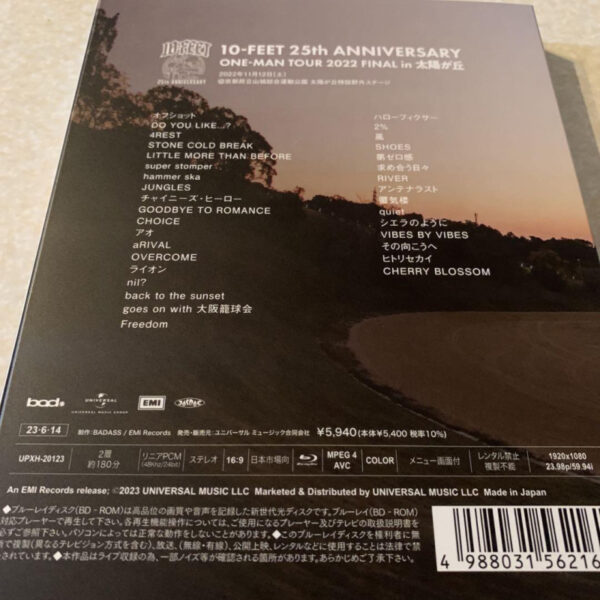 10-FEET「25th ANNIVERSARY ONE-MAN」Blu-ray