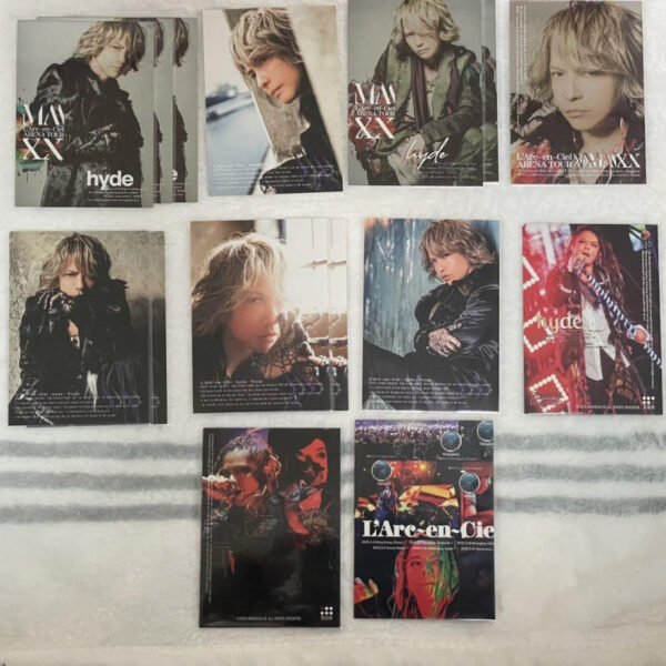 L'Arc〜en〜Ciel hyde MMXX trading cards can be sold individually