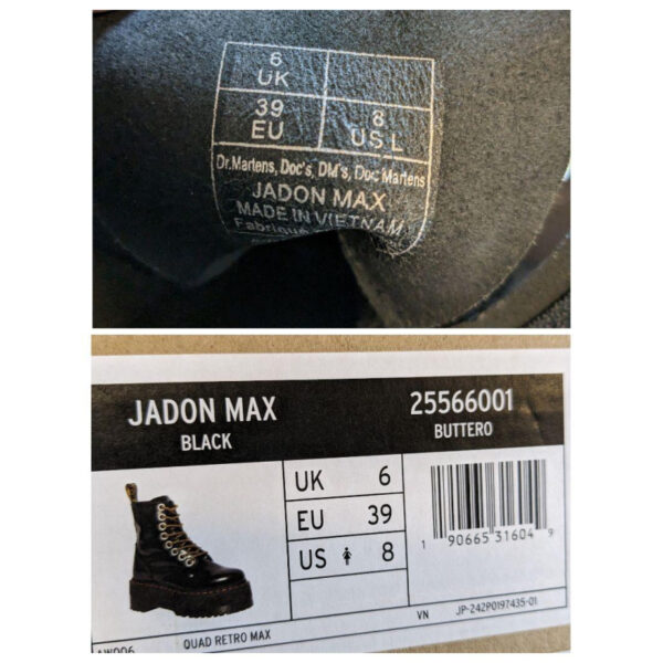 Dr. Martens JADON MAX 8 Boots Black 25cm