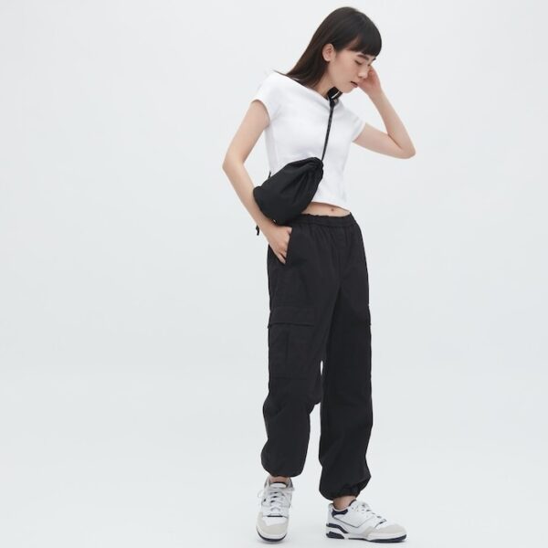 Easy Cargo Pants Black (standard length 69-71cm)