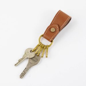 Natura Nume leather key chain