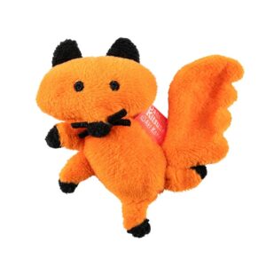 dancing fox plush brooch