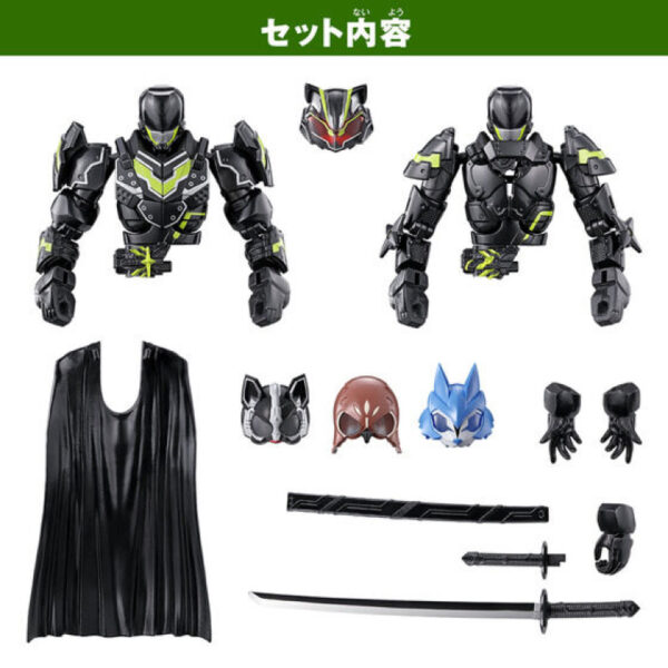 Revolve Change Figure PB07 Kamen Rider Tycoon Bujin Sword & Nudge Sparrow & Ropo & Hakubi Set