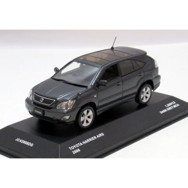 Kyosho 1/43 J-collection TOYOTA HARRIER AIRS 2006 Dark gray mica 42008DG