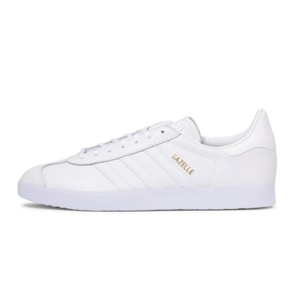 Sepatu ADIDAS gazelle Unisex WHT/WHT/GLD