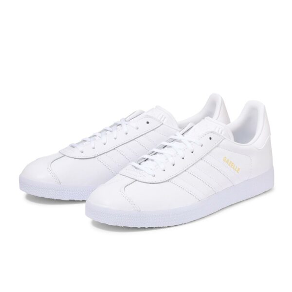 Sepatu ADIDAS gazelle Unisex WHT/WHT/GLD