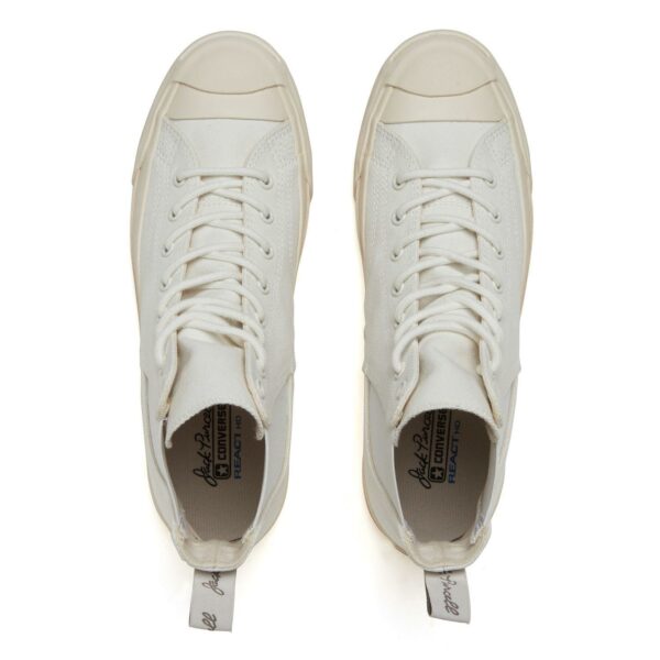 Sepatu CONVERSE Jack Purcell Side Gore HI RH WHITE