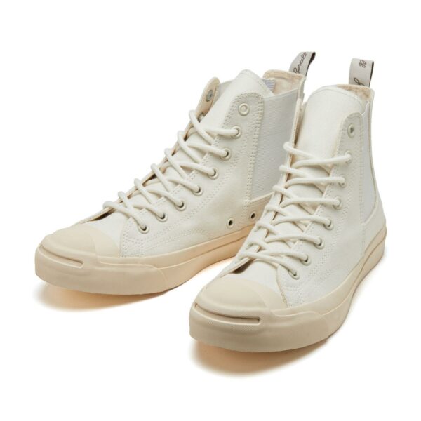 Sepatu CONVERSE Jack Purcell Side Gore HI RH WHITE