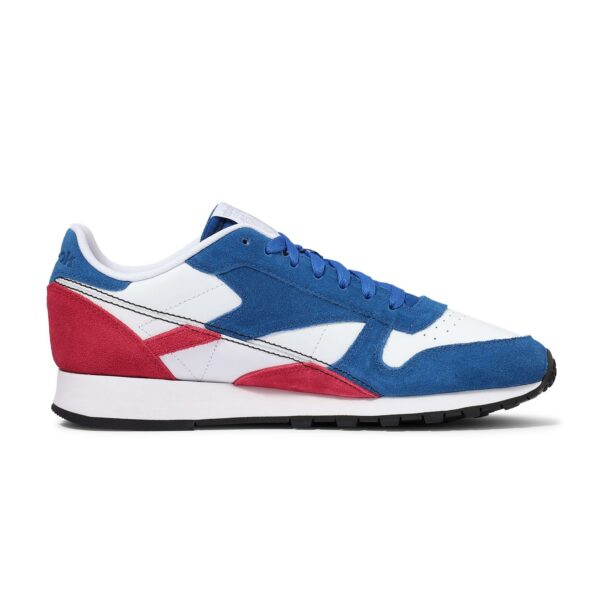 Sepatu REEBOK Classic Leather VBLU/VRED/FWHT