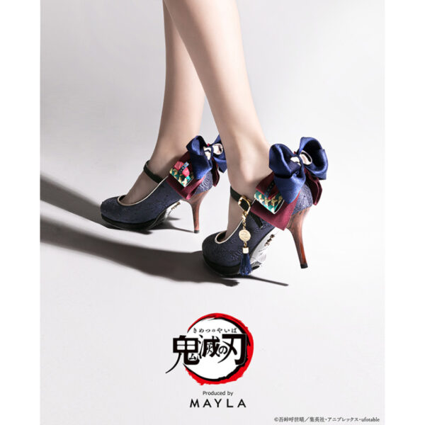 Mayla x Kimetsu no Yaiba "ICONIQUE SHOES OBJET PUMPS" - Giyuu Tomioka