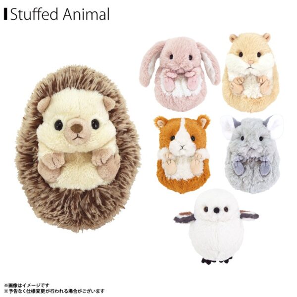 Plush Toy Koromofuru Fluffy Rolly Round Cute