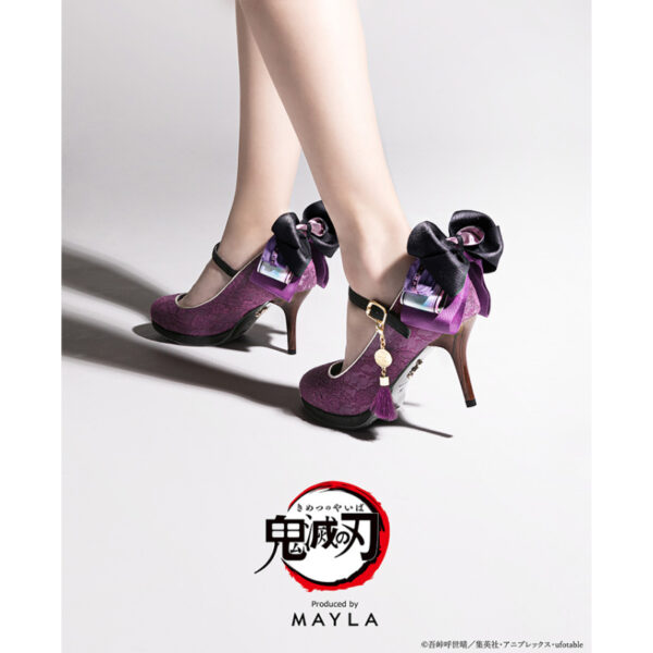 Mayla x Kimetsu no Yaiba "ICONIQUE SHOES OBJET PUMPS" - Kochou Shinobu