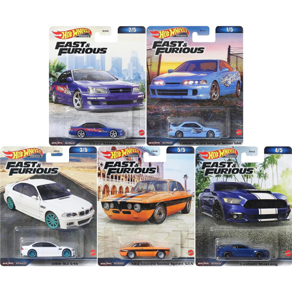 Hot Wheels Fast and Furious [5 SET] September release - TITIP JEPANG