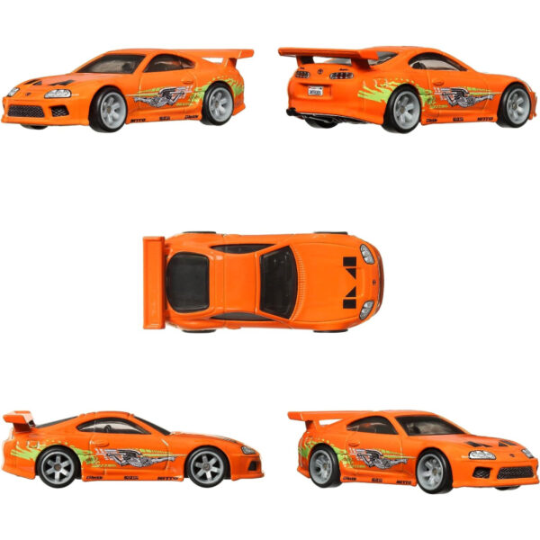 Hot Wheels Premium 2-Pack The Fast and the Furious 2021 Toyota GR Supra/Toyota Supra