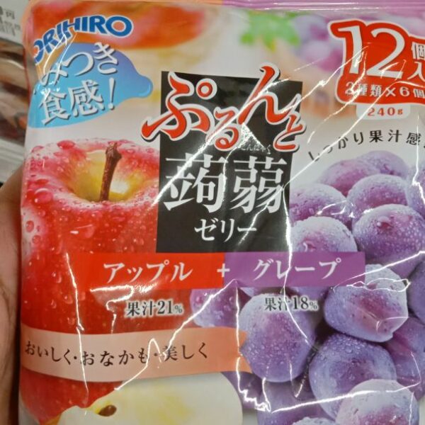 Japan Orihiro ''Purunto Konnyaku Jelly  Apple and Grape