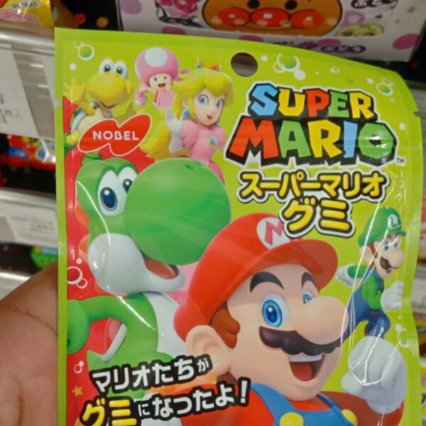 Nobel Super Mario Gummy Cola & Melon Soda Flavour