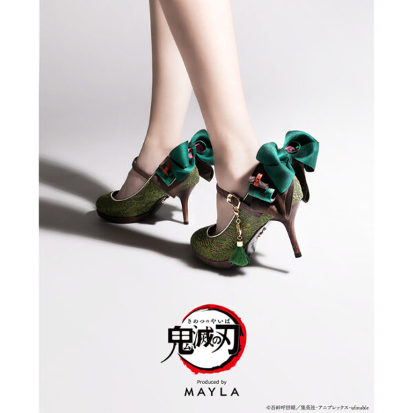 Mayla x Kimetsu no Yaiba "ICONIQUE SHOES OBJET PUMPS" - Tanjiro Kamado