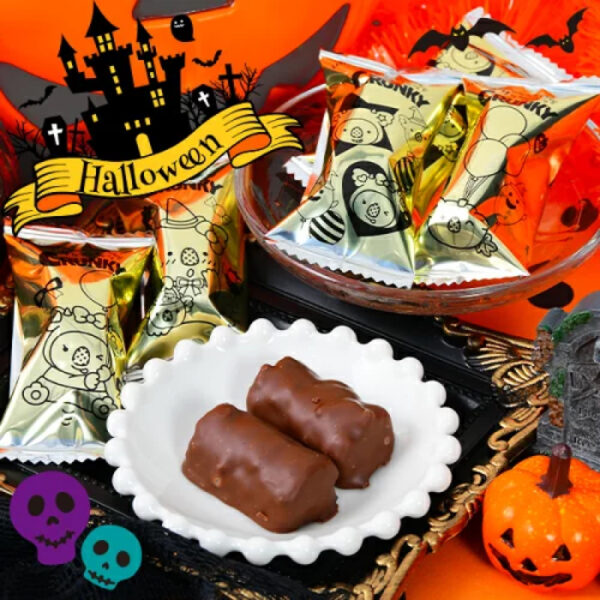 Lotte Enjoy Halloween Crunky Addictive Crunchy Share Pack (isi 18pcs)