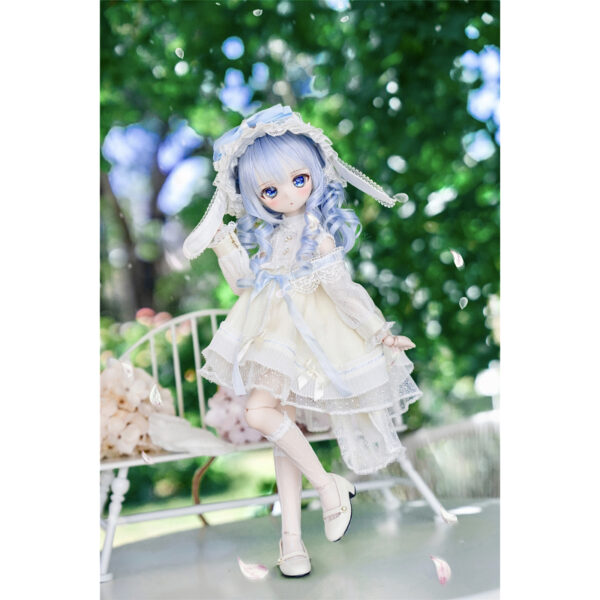 Dolls Mokucha Zoo "Girl's Fancy Song" (1/4 doll) - アイボリー×ブルー（ivory×blue）