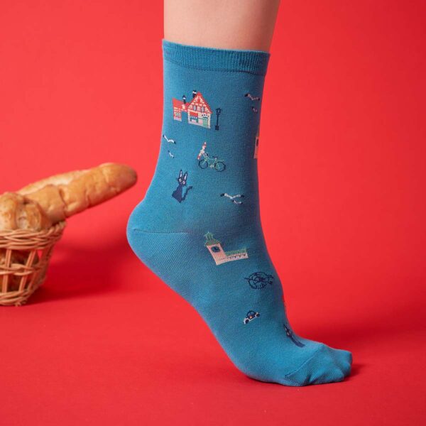 Kaos Kaki Ghibli - Kiki's Delivery Service All Over 23-27cm