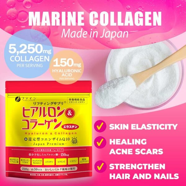 Minumam Kolagen Fine Japan Premium Hyaluron & Collagen CoQ10 210g