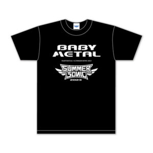 [Kaos] SUMMER SONIC x BABYMETAL Collaboration T-Shirt Black x White