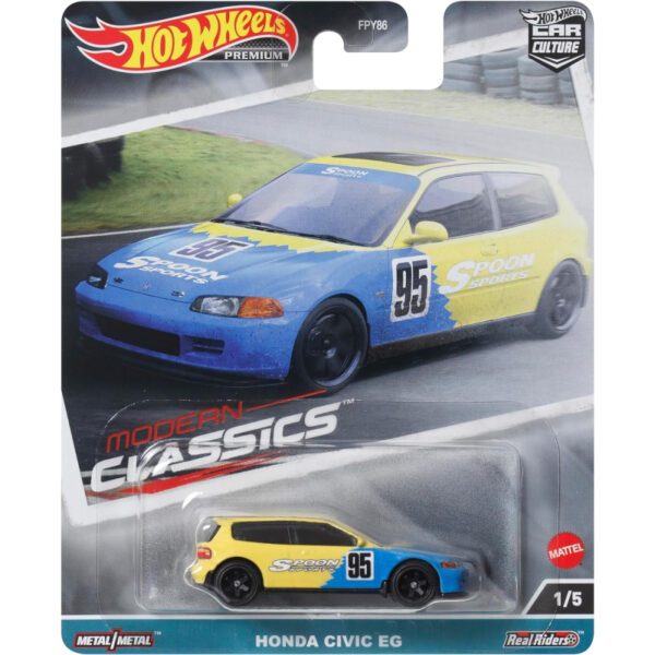 Hot Wheels HKC67 Car Culture Modern Classics - Honda Civic EG [3 Years Old and Up]