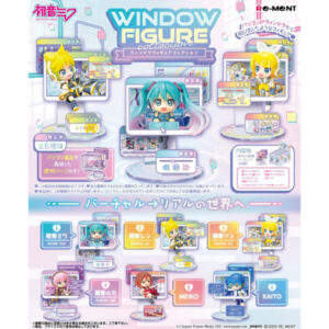 Re-ment Hatsune Miku series WINDOW FIGURE collection BOX (6 types)